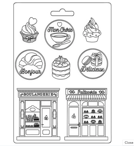  Soft Mould Oh La La Patisserie A5 p/st