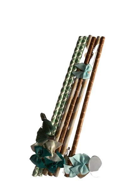 Accessoire set groen/bruin p/21st