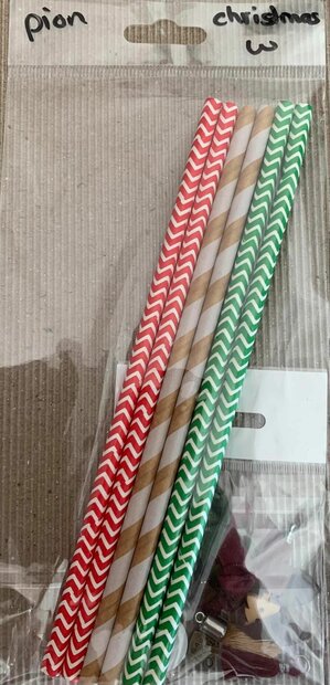 Accessoire set rood/groen/bruin p/21st