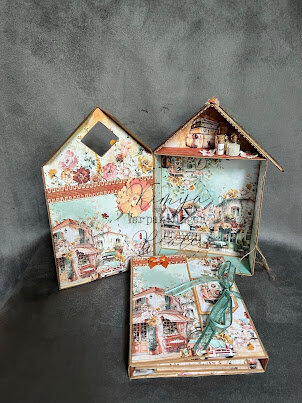 Doedag pakket huisje boekje compleet met papier places we go