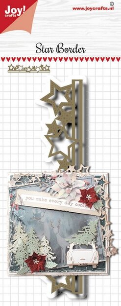 Stans Sterren rand border p/st