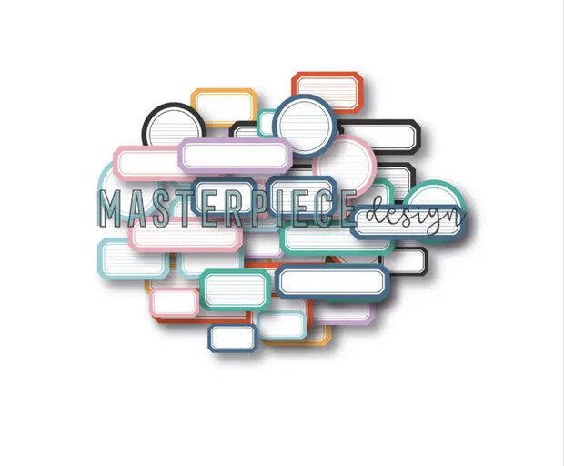 Die cuts Sinterklaas label mix p/st