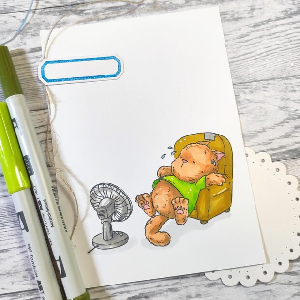 Stamp Zwetende Tofu voor ventilator 85x61mm p/st