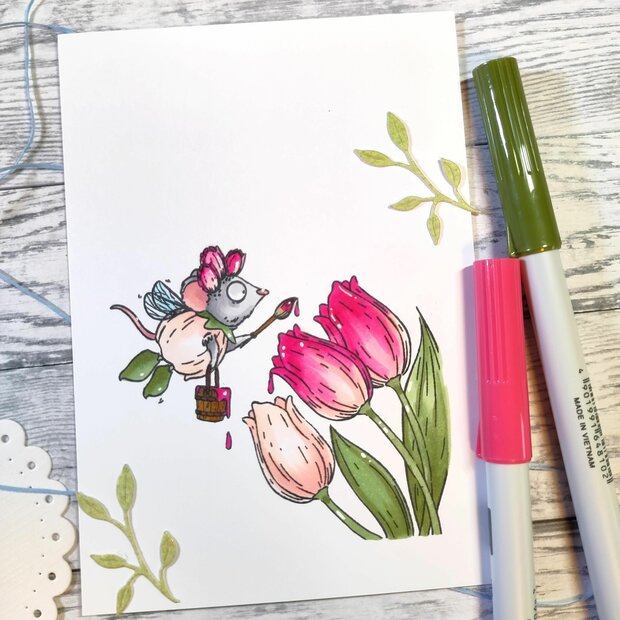 Stamp Tulip Fairy 85x76mm p/st