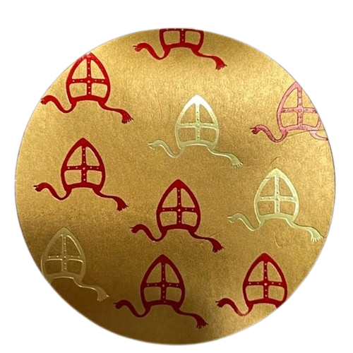 Sticker goud Mijtertjes 45mm p/20st 