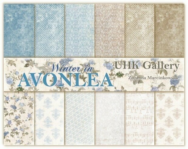 Paper pad 30.5x30.5cm Winter in Avonlea p/6vel