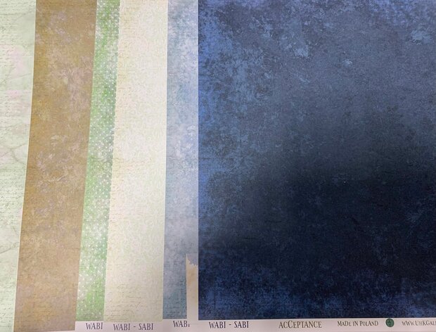 Paper pad 30.5x30.5cm Wabi Sabi p/6vel