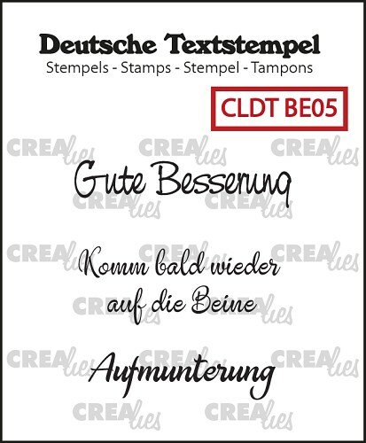  Clear stamp Deutsche Textstempel, Besserung 05 Tekst &amp; Zo 