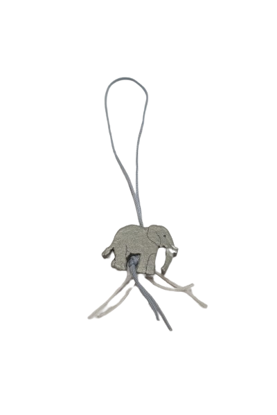 Gelukspop Olifant 2.5cm p/10st grijs