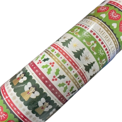 Inpakpapier Scandinavian Christmas 50cm p/5mtr