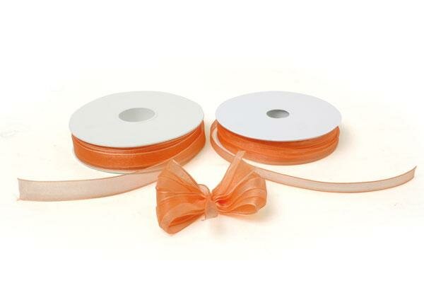 Lint organza 7mm p/m oranje