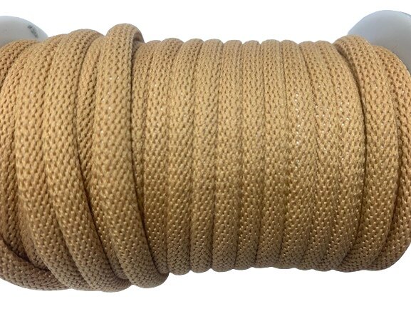 Koord 5mm rond lichtbruin p/m