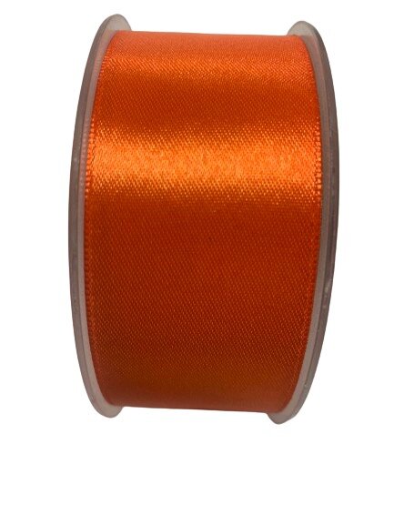 Lint oranje satijn 38mm p/5mtr