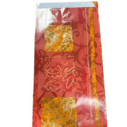 Zakken Marokko oranje/rood 18x6x35cm p/25st 