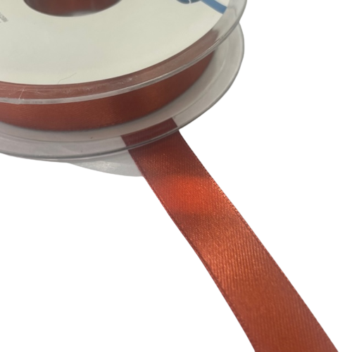 Lint koper satijn 15mm p/50mtr