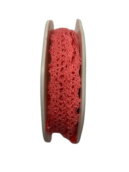 Kant schulp 15mm p/mtr zuurstok roze