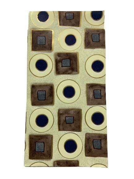 Zakken creme 7x13cm p/44st papier vlakjes