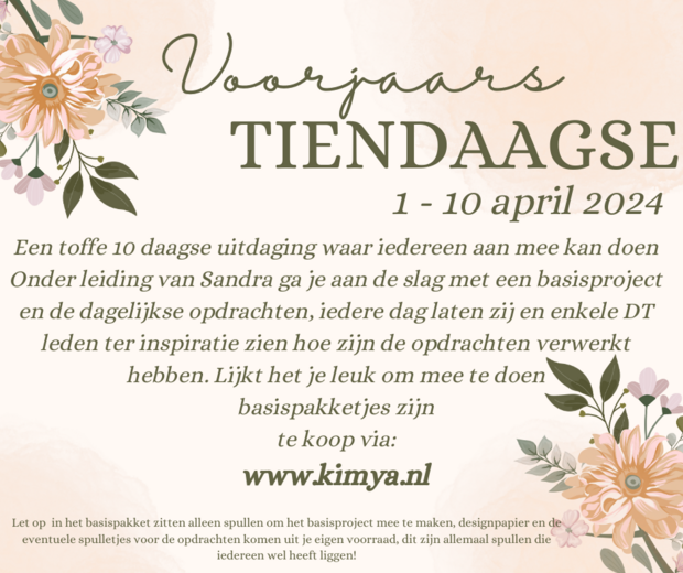 Voorjaars Tiendaagse 2024 vanaf 1 april 2024 p/set