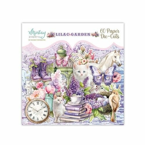Die cuts Lilac Garden p/60st