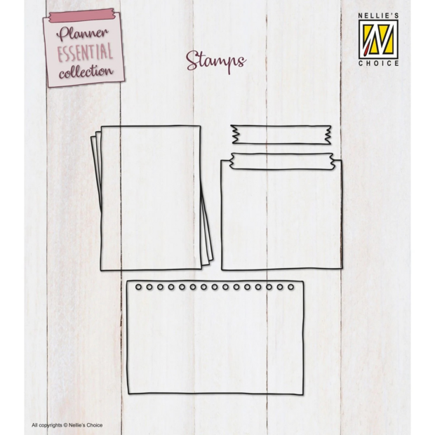 Clear stamp Checklists p/st