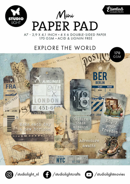 Blok explore the world 74x105mm p/4x6vel nr.304