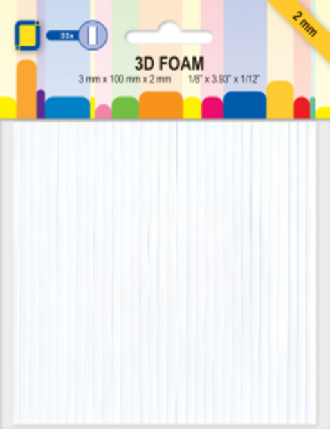 Foam lines 33 Foam lines 3x100x2mm p/st