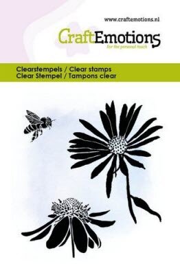 Clear stamps A7 madeliefjes p/st