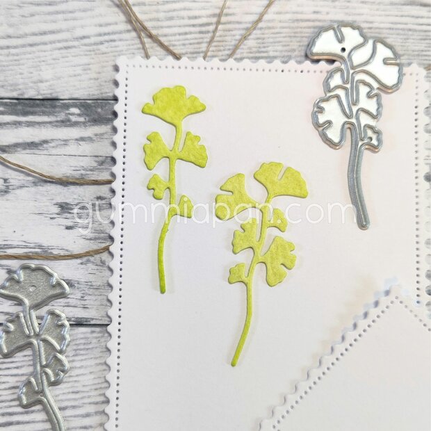 Stans kleine ginko twijgen p/st