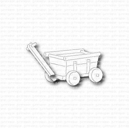 Stans houten bolderkar 40x33mm p/st