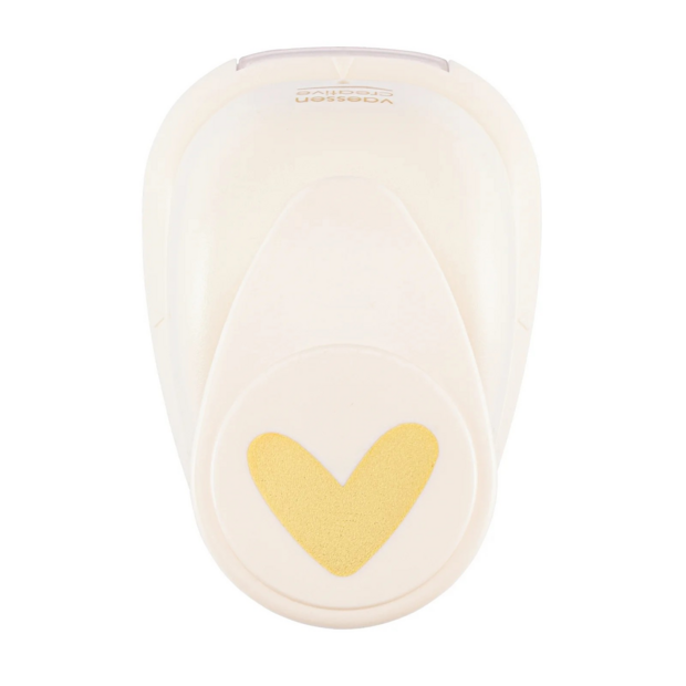 Figuurpons medium speels hart 1.8x2.2cm  p/st