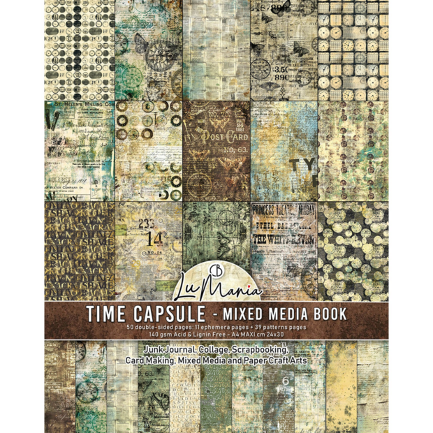 Time Capsule A4 Maxi Mixed Media Book p/50vel