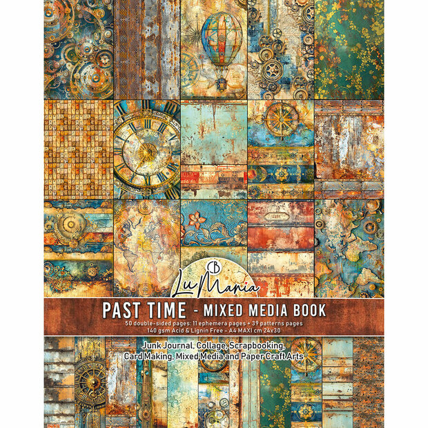 Past Time A4 Maxi Mixed Media Book p/50vel
