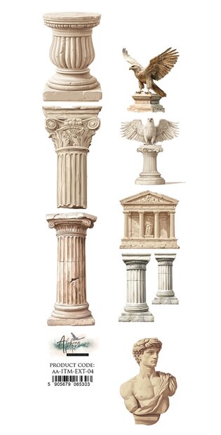 Papierstrook In the Morning 04 30x5cm pilaar