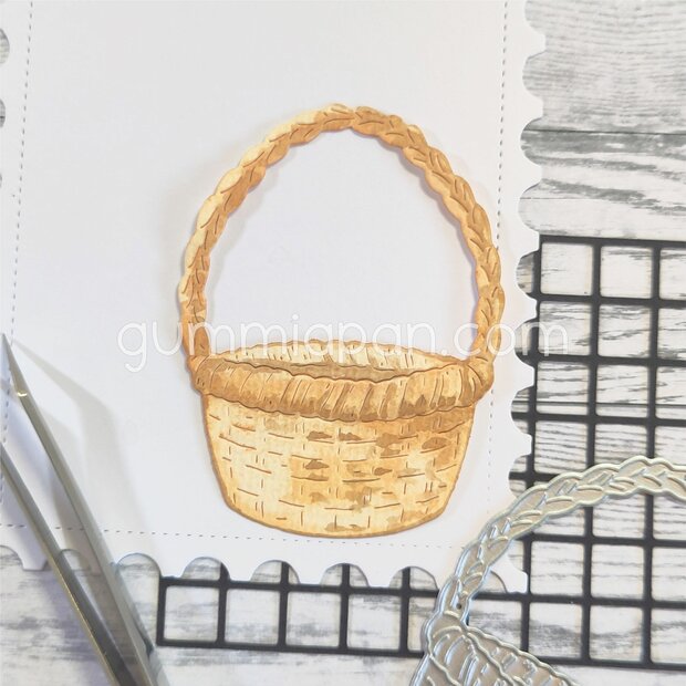 Stans rieten mand 55x73mm p/st