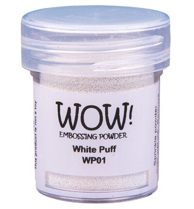 Wow puff colours white Ultra High 15ml Embossing Poeder 