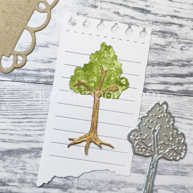 Stans boom met wortels 28x53mm p/st