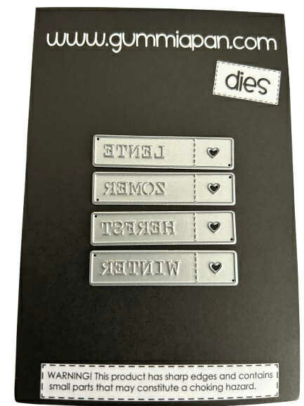 Stans label 4-Seizoenen 49x10mm p/4st