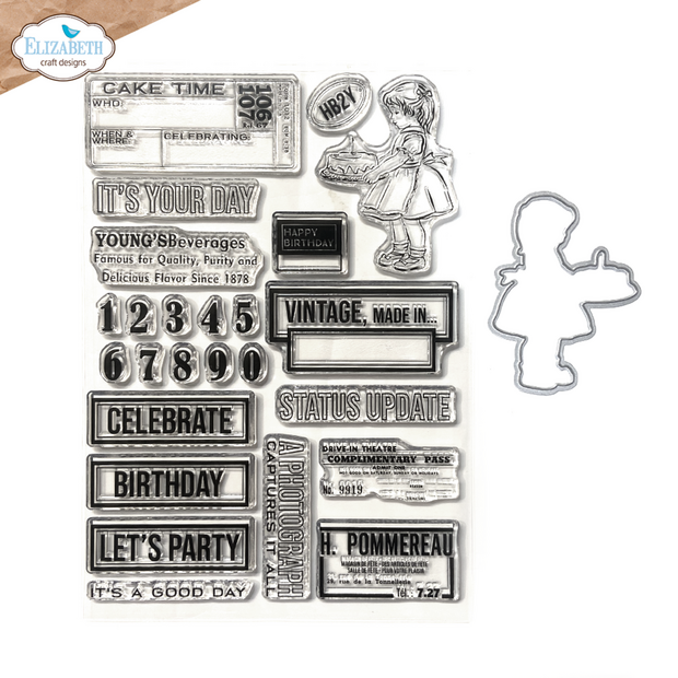 Botanical Blend Celebrations 2 Stamp and Die Set p/st