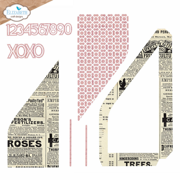 Botanical Blend Dies TN Folder pockets p/set