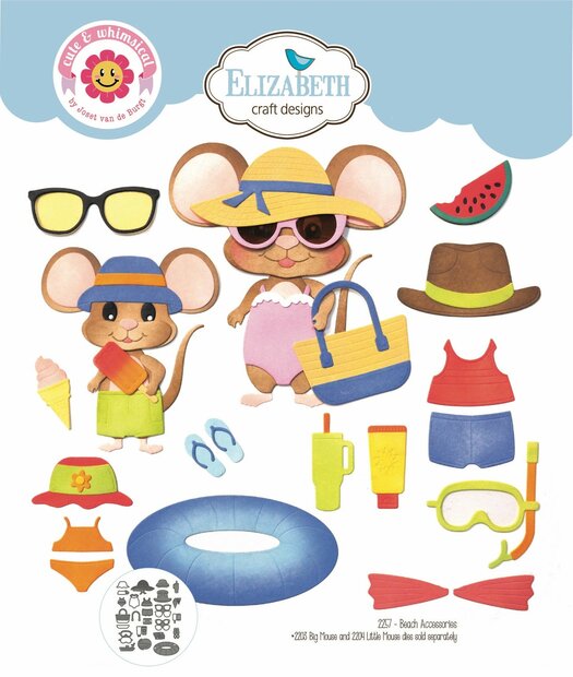 Stans Little Mouse kleding Beach p/set