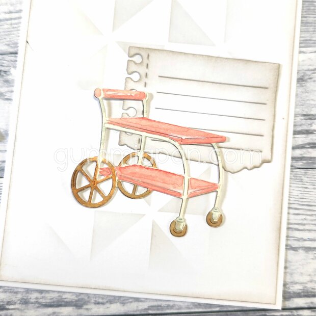 Stans serveertrolley 56x50mm p/st