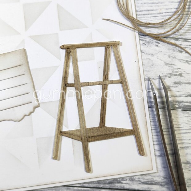 Stans keuken trap groot driehoek 56x79mm p/st