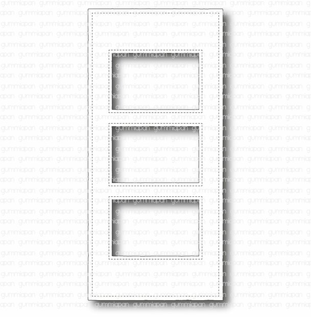 Stans venster 3 stuks slimline 65x140mm p/st