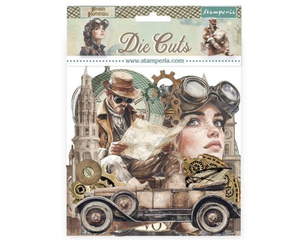 Die cuts Voyages Fantastiques p/33st