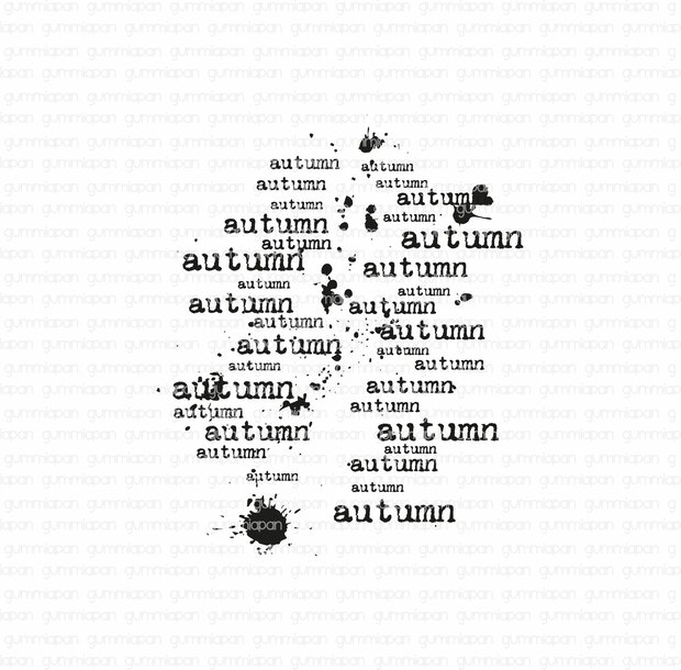 Stamp multi AUTUMN Achtergrond 54x65mm p/st rubber unmounted 