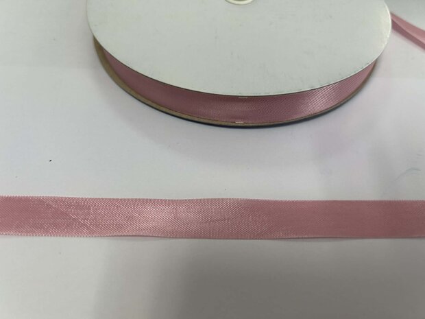 Seambinding Dusty Pink F97 15mm p/mtr kreukellint 