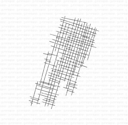 Stamp ruit krassen 80x35mm p/st