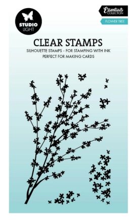 Studio light Flower tree Clear Stamp p/st