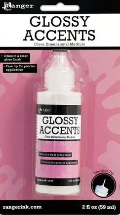 Ranger Glossy Accents Clear Dimensional Medium 2 fl oz  p/st