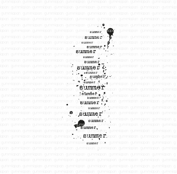 Stamp multi SUMMER Achtergrond 35x85mm p/st rubber unmounted 